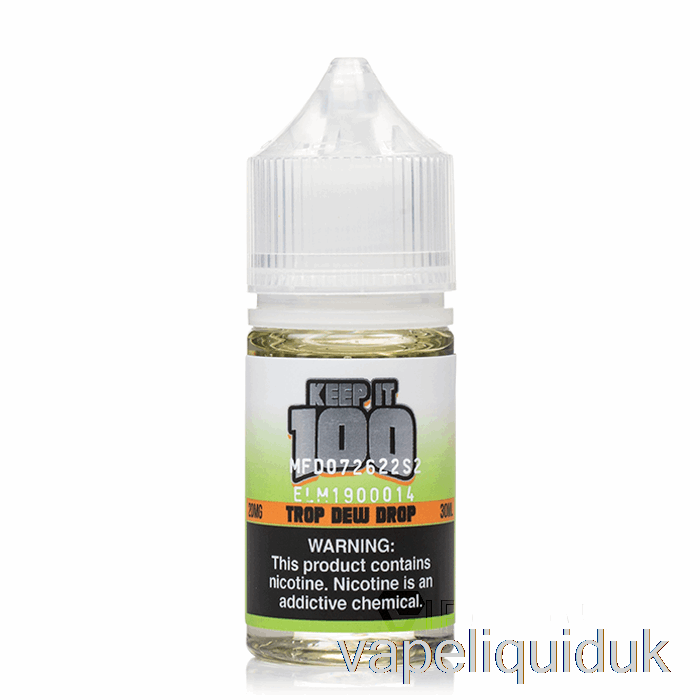 Trop Dew Drop - Keep It 100 Salt - 30mL 20mg Vape Juice